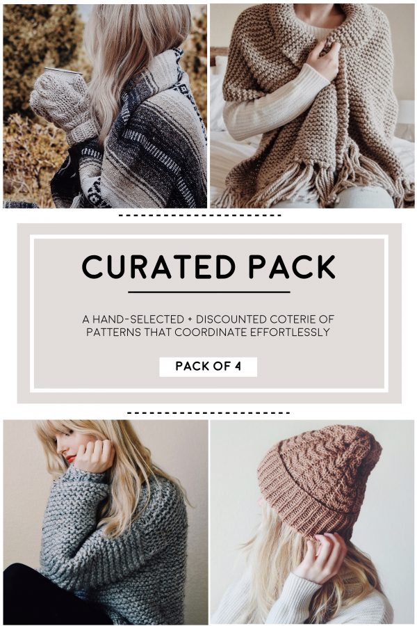 Curated knitting pattern bundle featuring multiple designs - Darling Jadore collection of timeless knit patterns