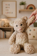 crochet teddy bear crochet toy baby toy nursery amigurami bear