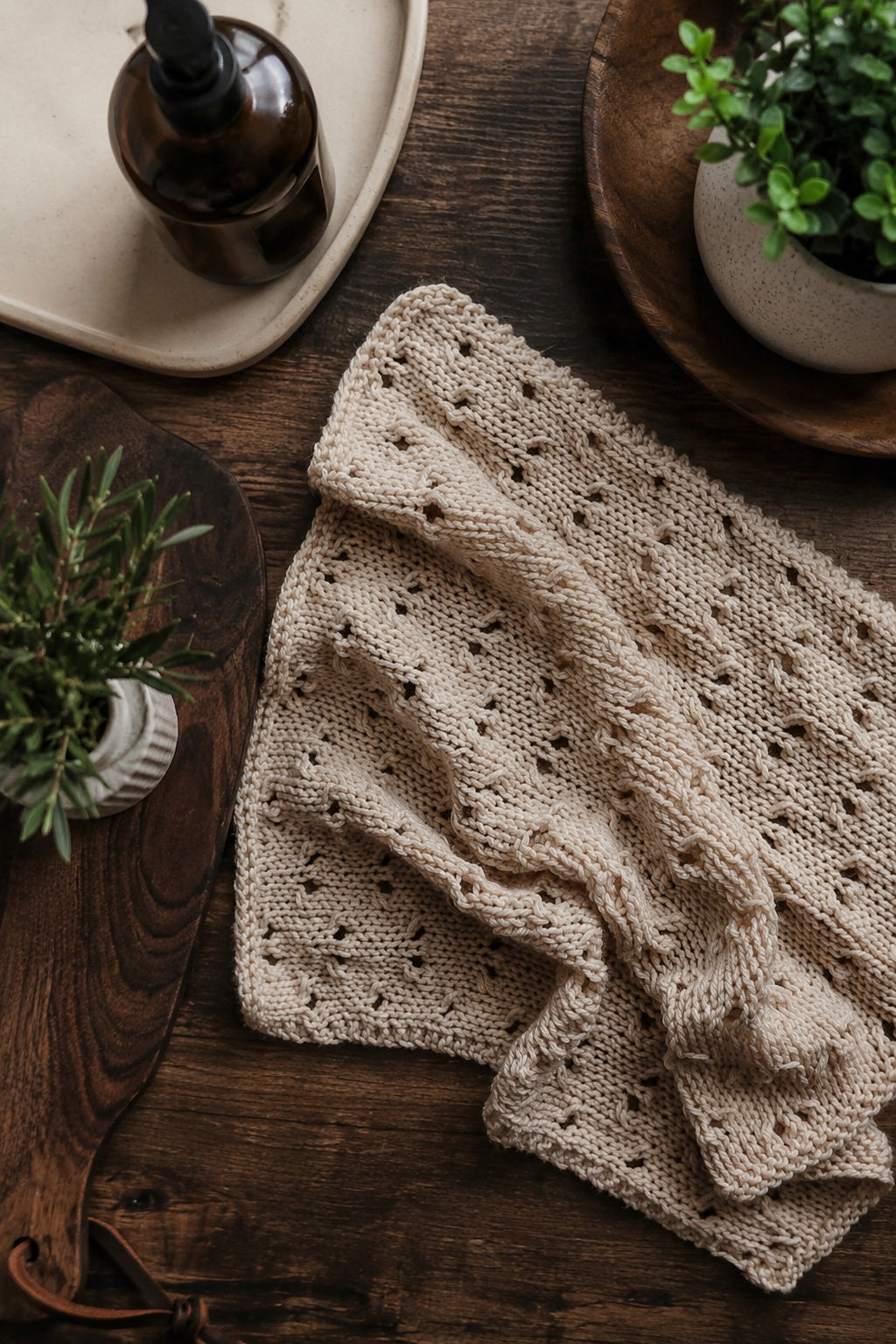 lace knit keychain knitting pattern key fob Coastal