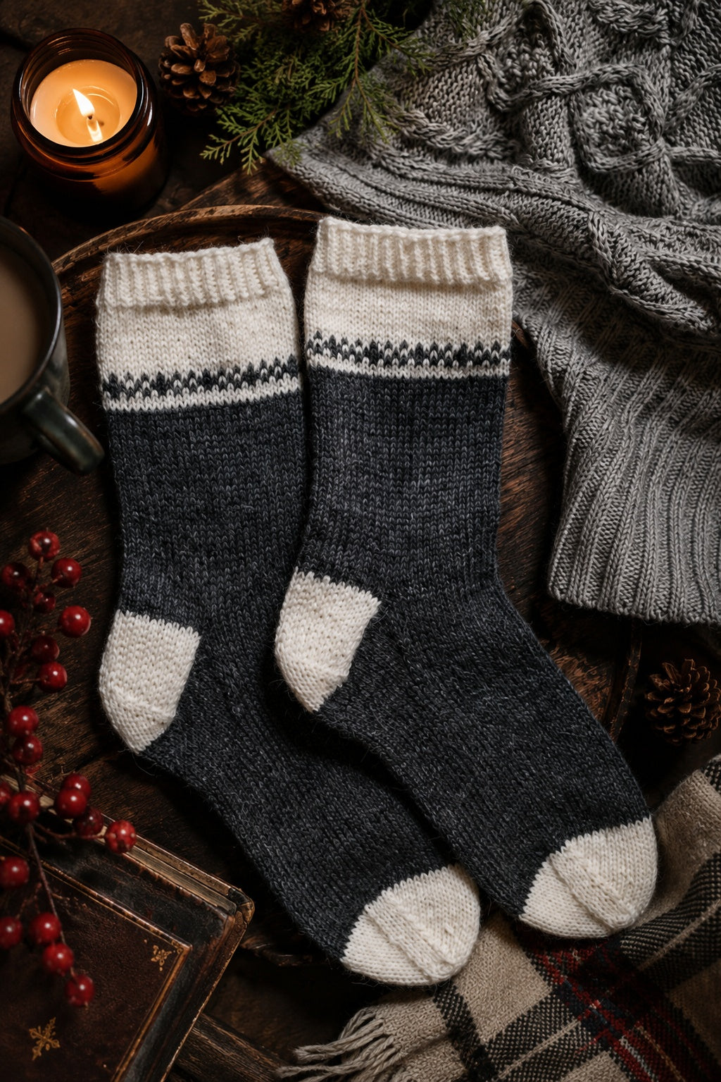 boot socks knitting pattern darling jadore August Socks