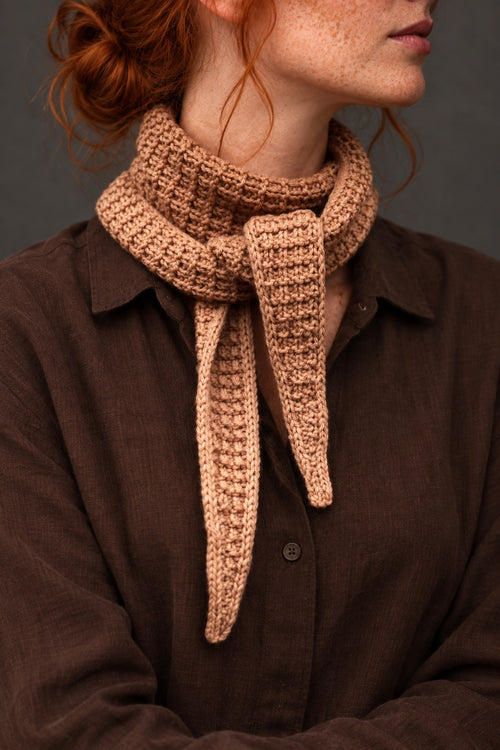 small bandana scarf, little knit scarf Villa Scarf Darling Jadore