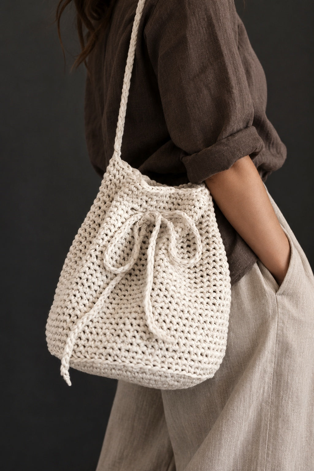 bucket bag crochet pattern darling jadore