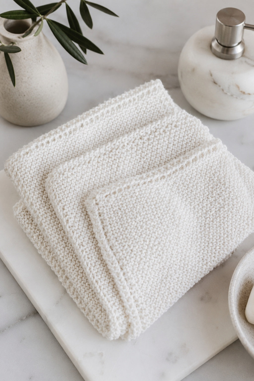 knit wash cloths easy knitting pattern bathroom towel Country Wash Cloths