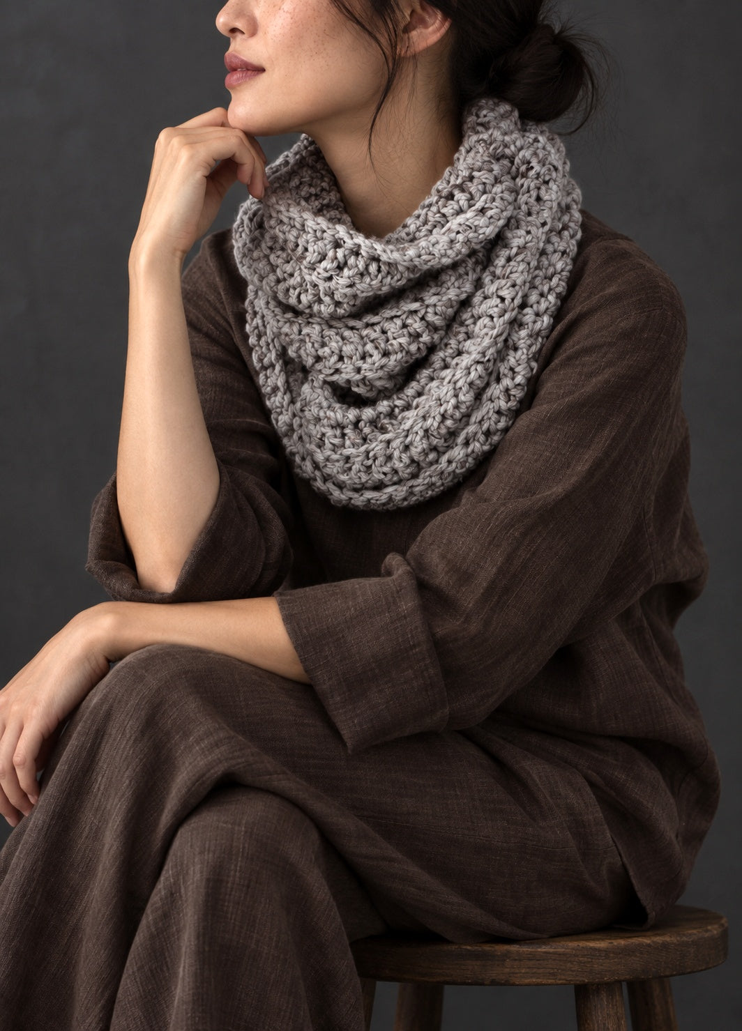 cowl infinity scarf crochet pattern