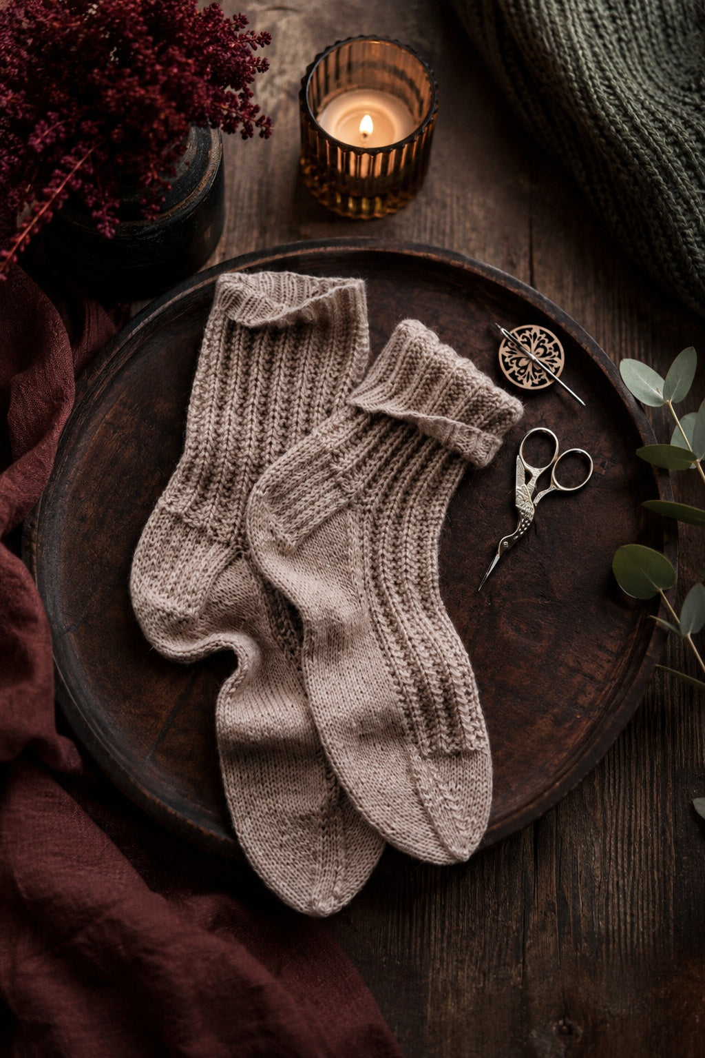 knit socks knitting pattern darling jadore