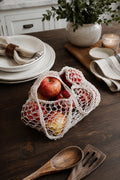 knit produce bag easy knit tote farmers market knitting pattern