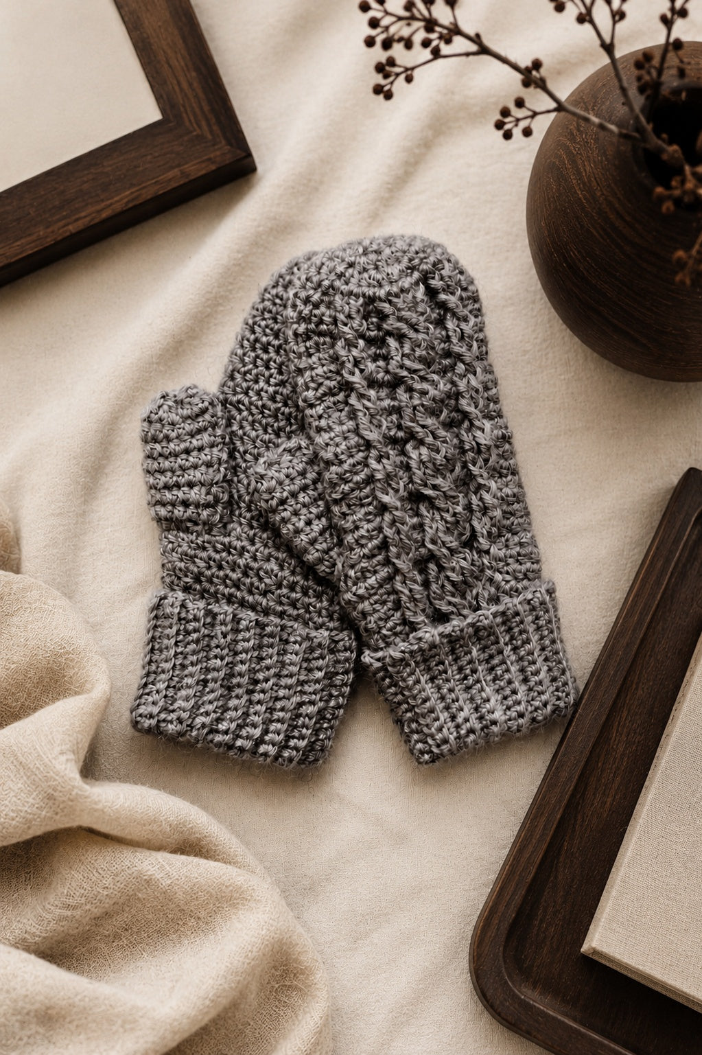 cable mittens crochet pattern driftwood mittens crochet pattern