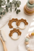 crochet teether baby toy wave teether crochet pattern