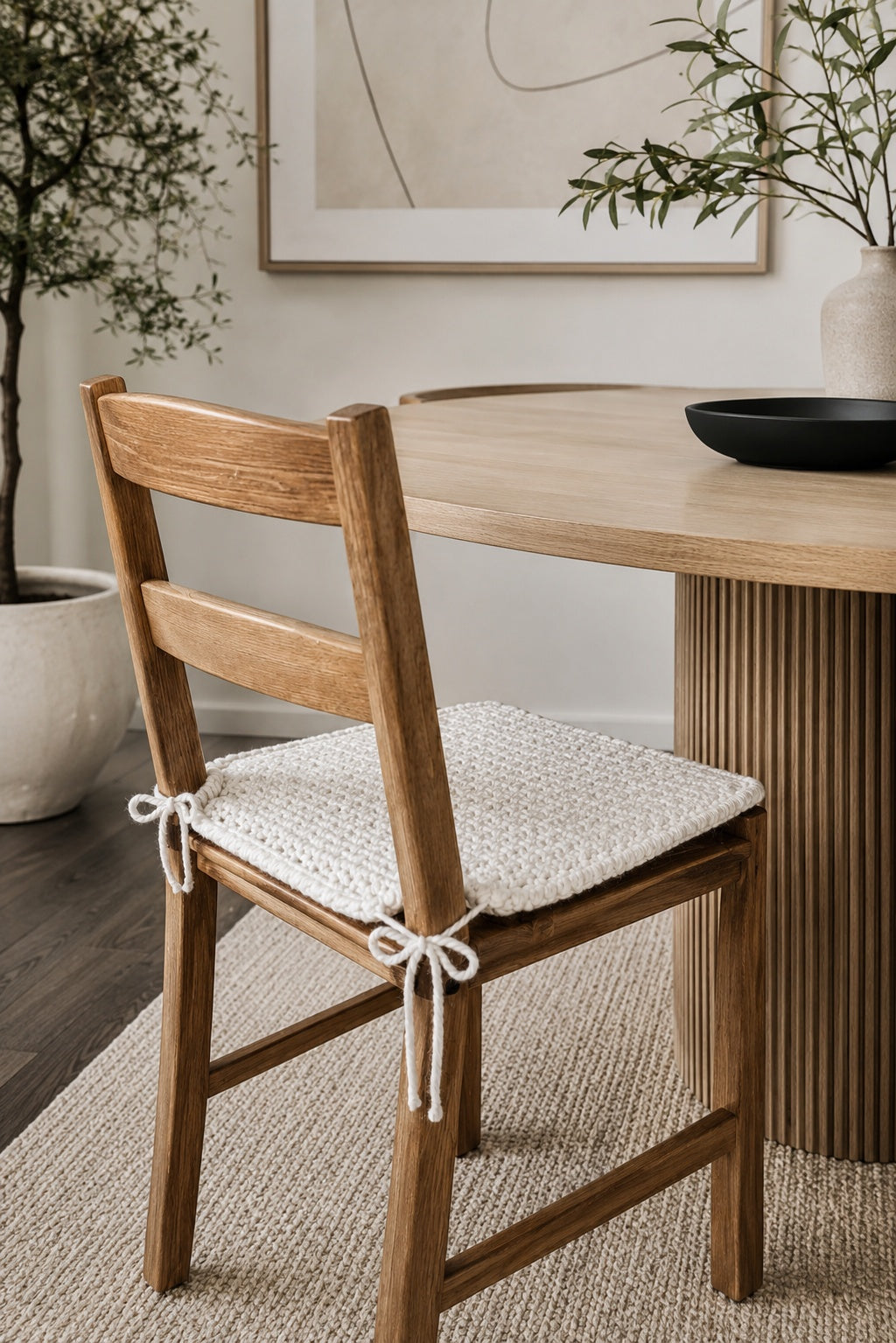 crochet chair cushion decor modern farmhouse
