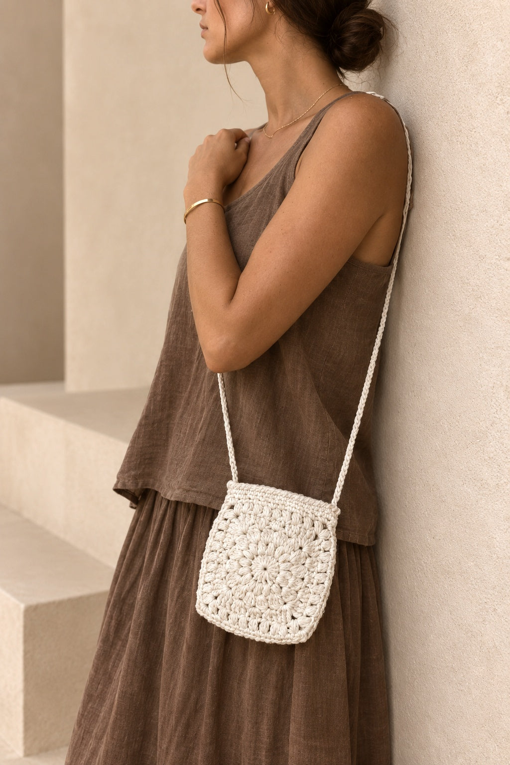 crochet crossbody purse small bag easy crochet pattern Opal Bag darling jadore