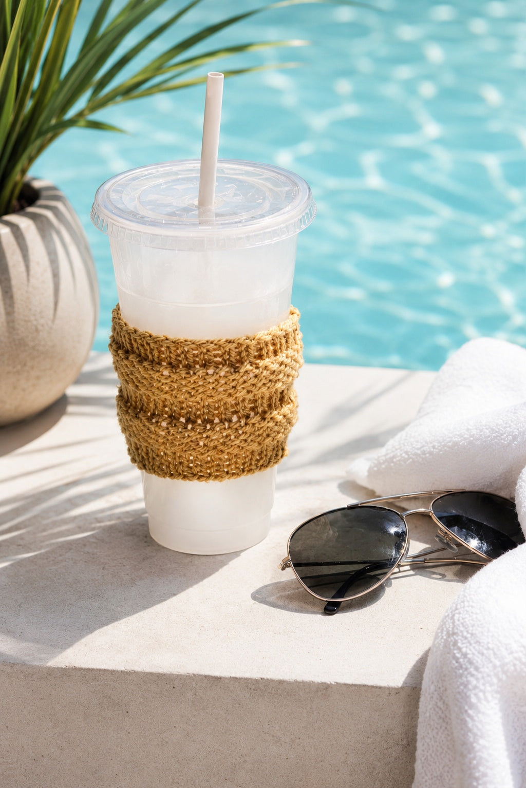 mug cozy knitting pattern easy knit coffee cozie cozy