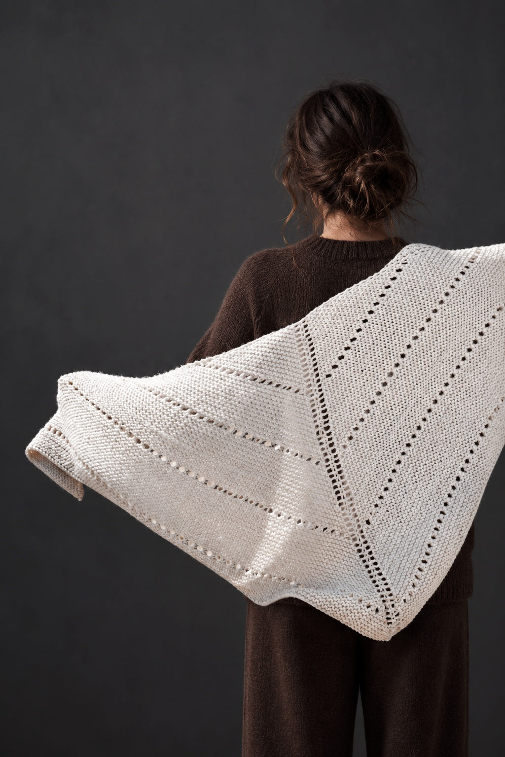 triangle scarf knitting pattern big cozy darling jadore