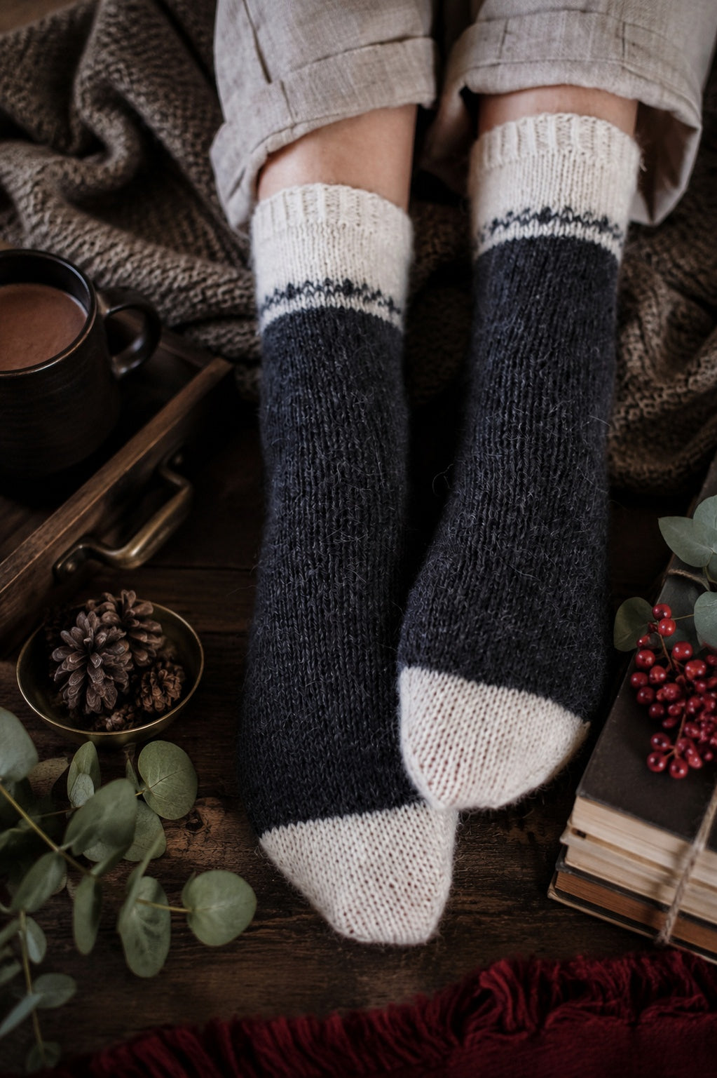boot socks knitting pattern darling jadore August Socks