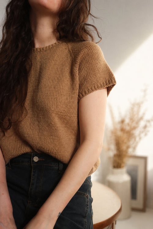 classic tee knitting pattern knit tshirt pattern