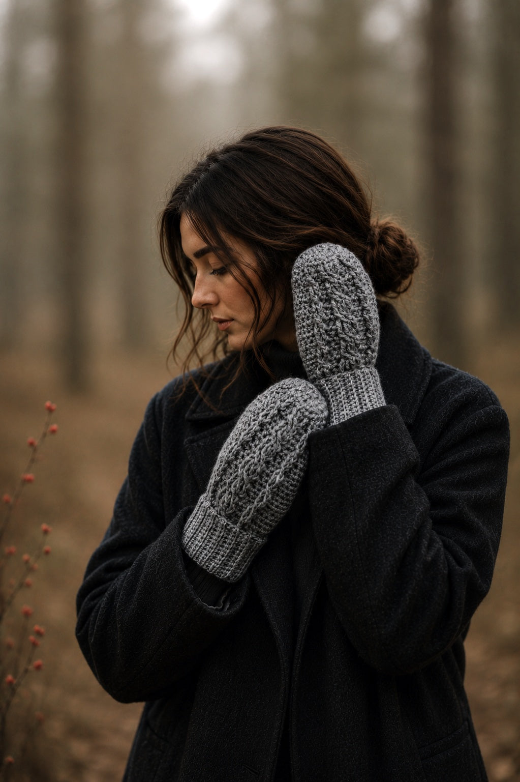 cable mittens crochet pattern driftwood mittens crochet pattern