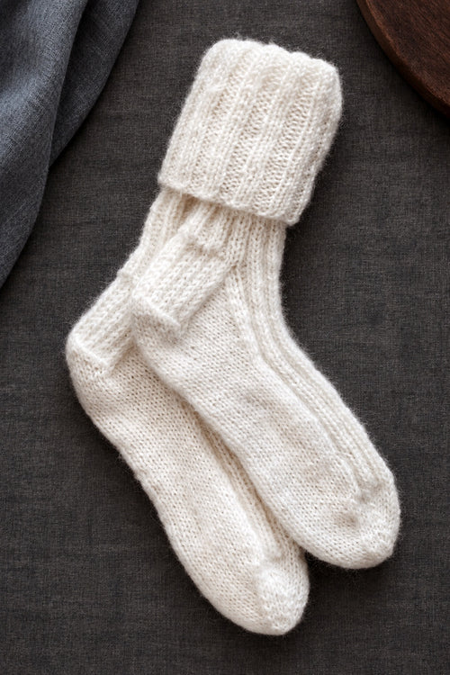 cozy socks knitting pattern women knit crew socks mohair