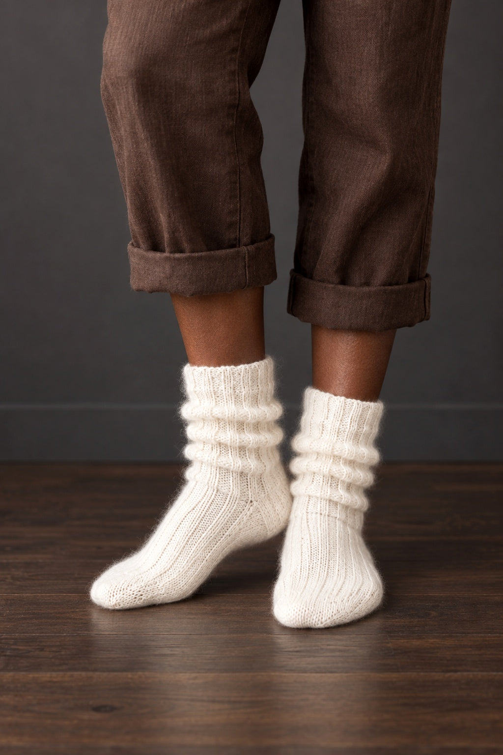 cozy socks knitting pattern women knit crew socks mohair
