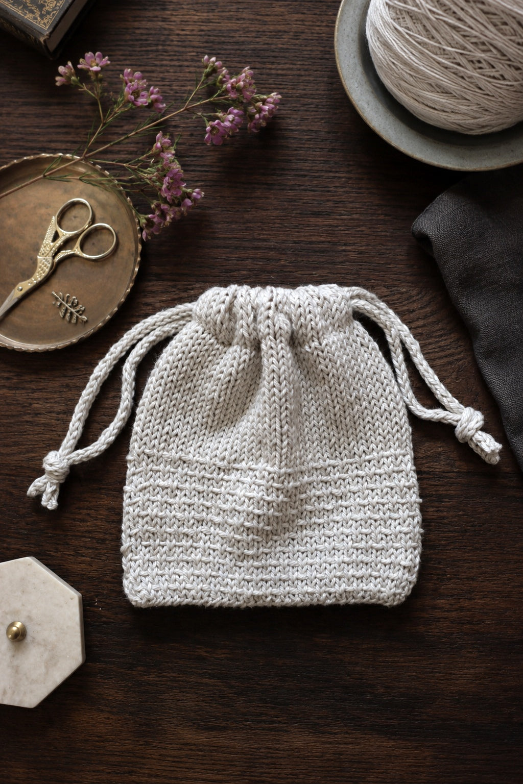 knit drawstring bag easy knitting pattern darling jadore knit purse pattern