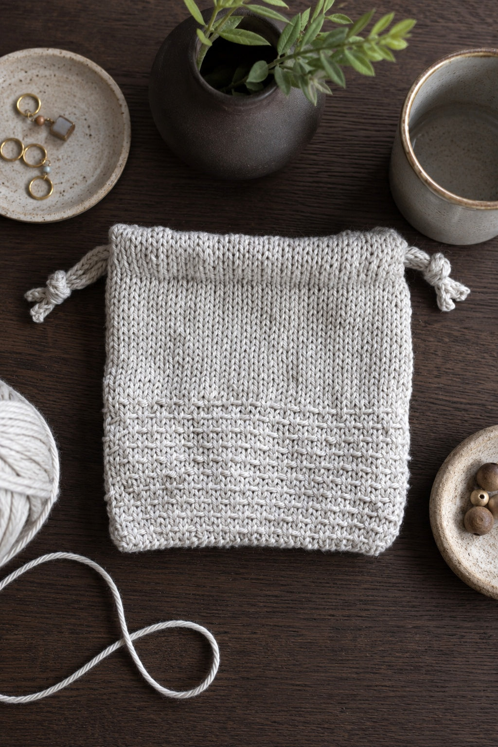 knit drawstring bag easy knitting pattern darling jadore knit purse pattern