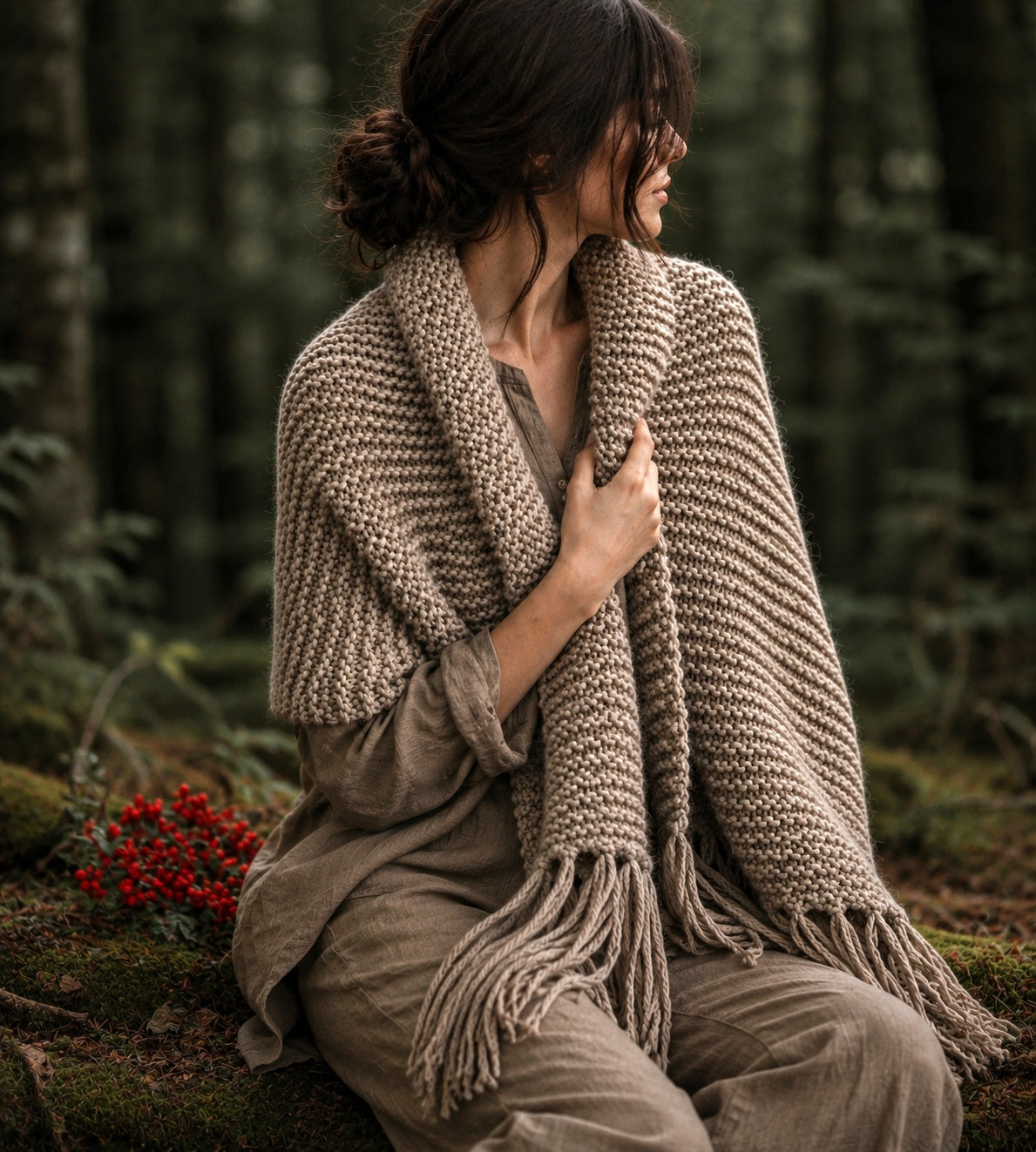 blanket scarf knitting pattern darling jadore
