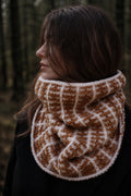cowl scarf knitting pattern infinity scarf circle scarf Harvest Cowl