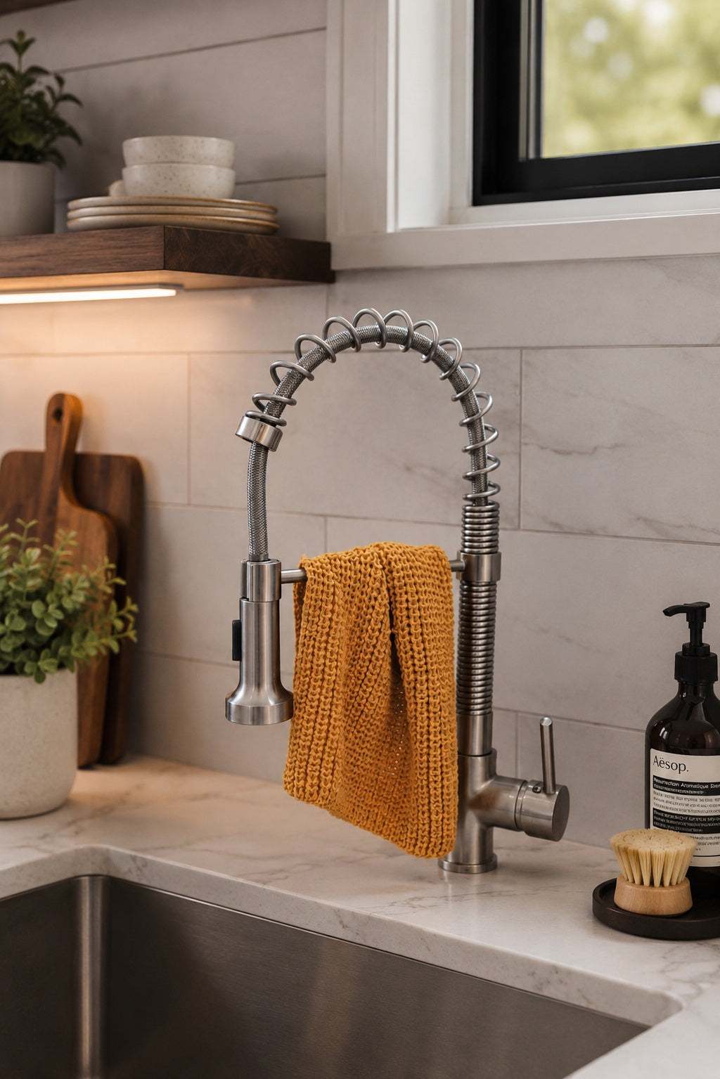 knit tea towel pattern Sunchase kitchen decor farmhouse modern knit pattern hand towel