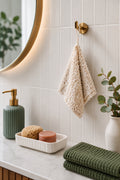 knit wash cloths bathroom decor knitting pattern Pebble