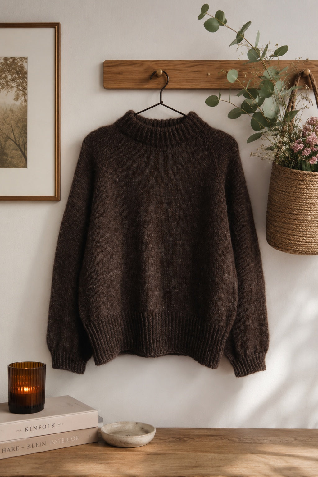 easy knit sweater pattern, top down raglan pullover Weekend Sweater