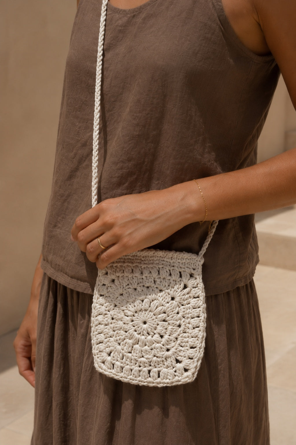 crochet crossbody purse small bag easy crochet pattern Opal Bag darling jadore