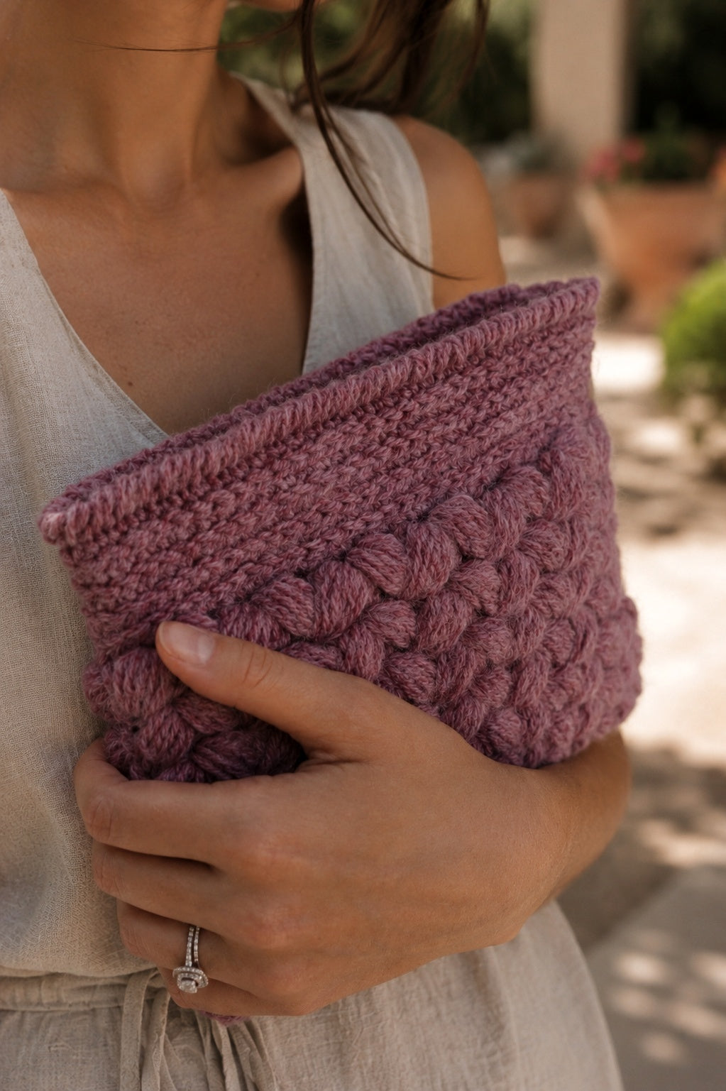 crochet clutch purse easy crochet handbag tote Fable Bag
