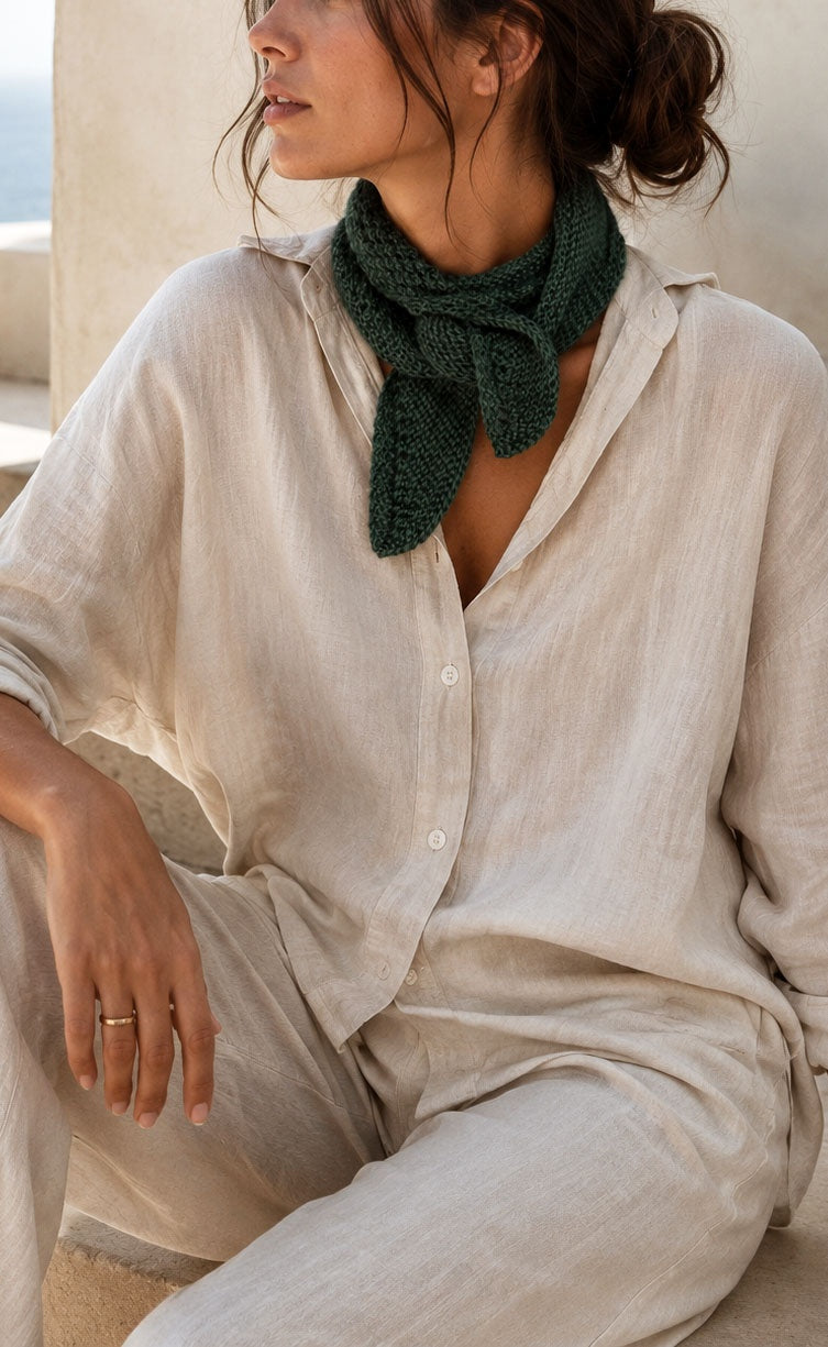 small scarf knitting pattern easy knit bandana scarf Triangle scarf Solstice Scarf