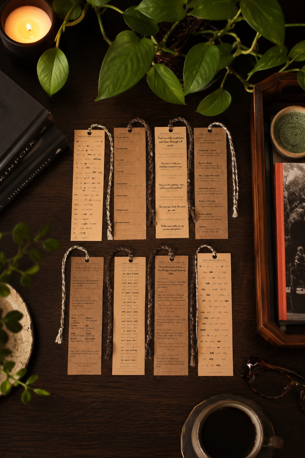 maker bookmark knit crochet bookmarks