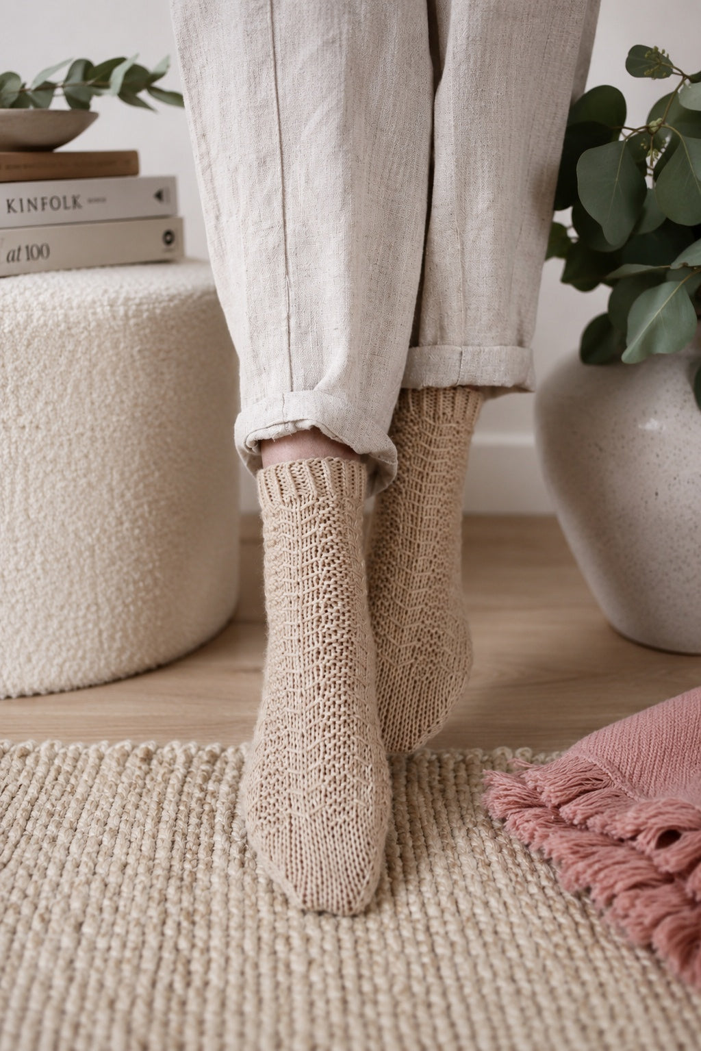 easy socks knitting pattern women top down DK socks knit pattern Pinewood Socks