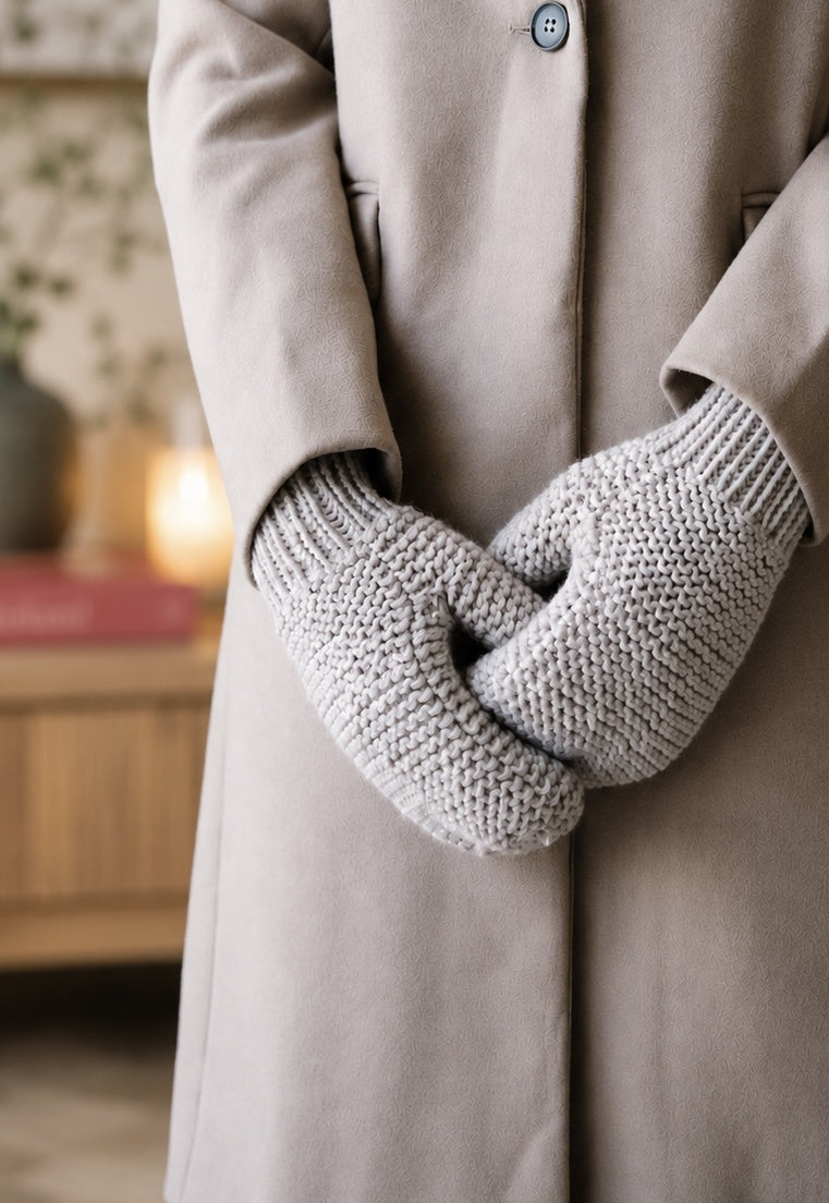 easy knit mittens knitting pattern