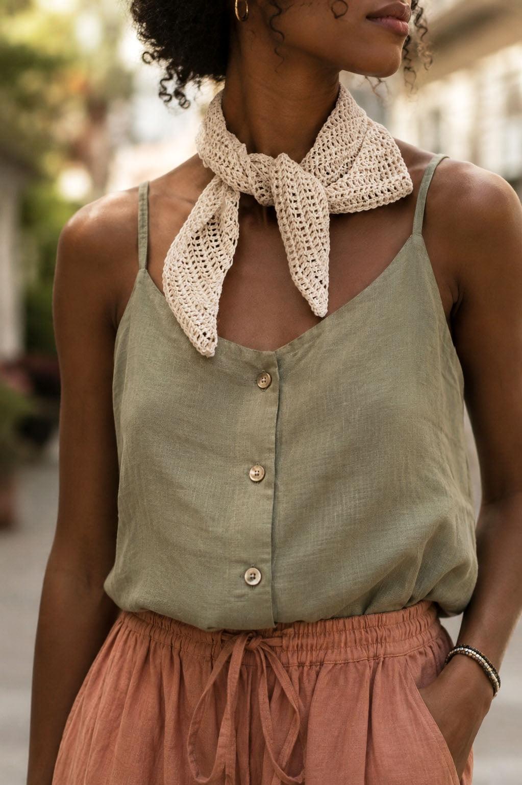 crochet bandana triangle scarf Haze Scarf