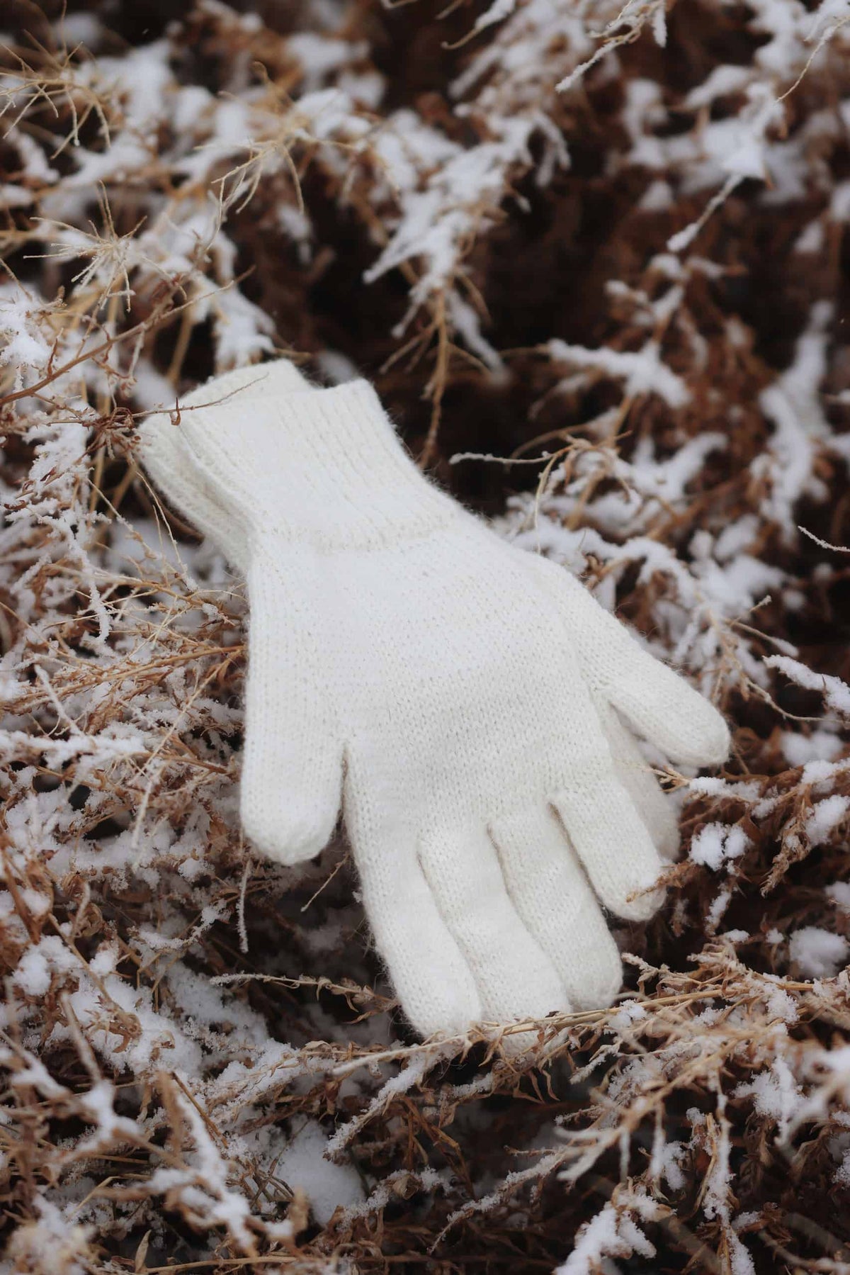 Elegant hand knit gloves with simple construction - timeless gloves knit pattern by Darling Jadore