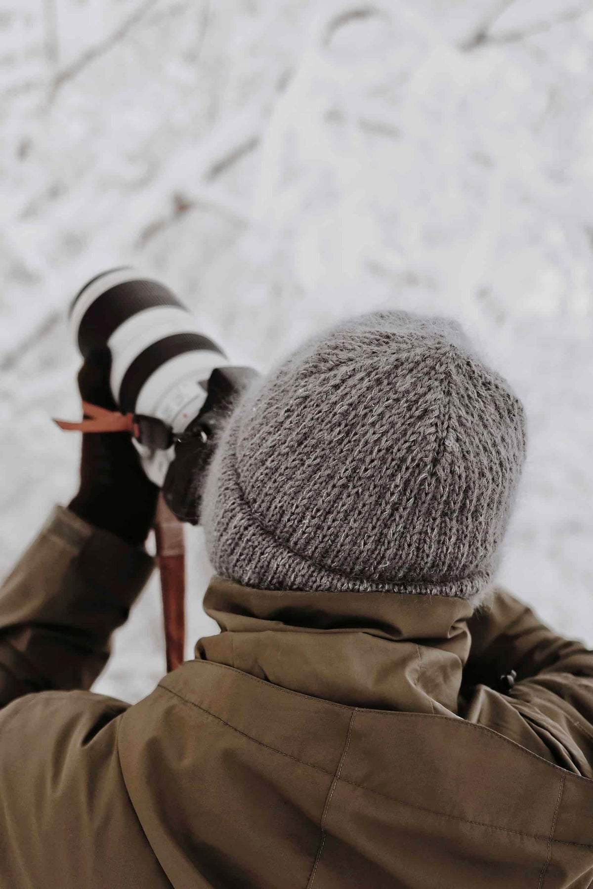 The Summit Beanie pattern - classic men's knit hat with double brim construction and mohair detail