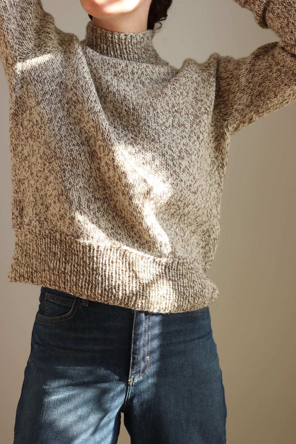 raglan top down knit sweater pattern easy beginner lake sweater knitting pattern