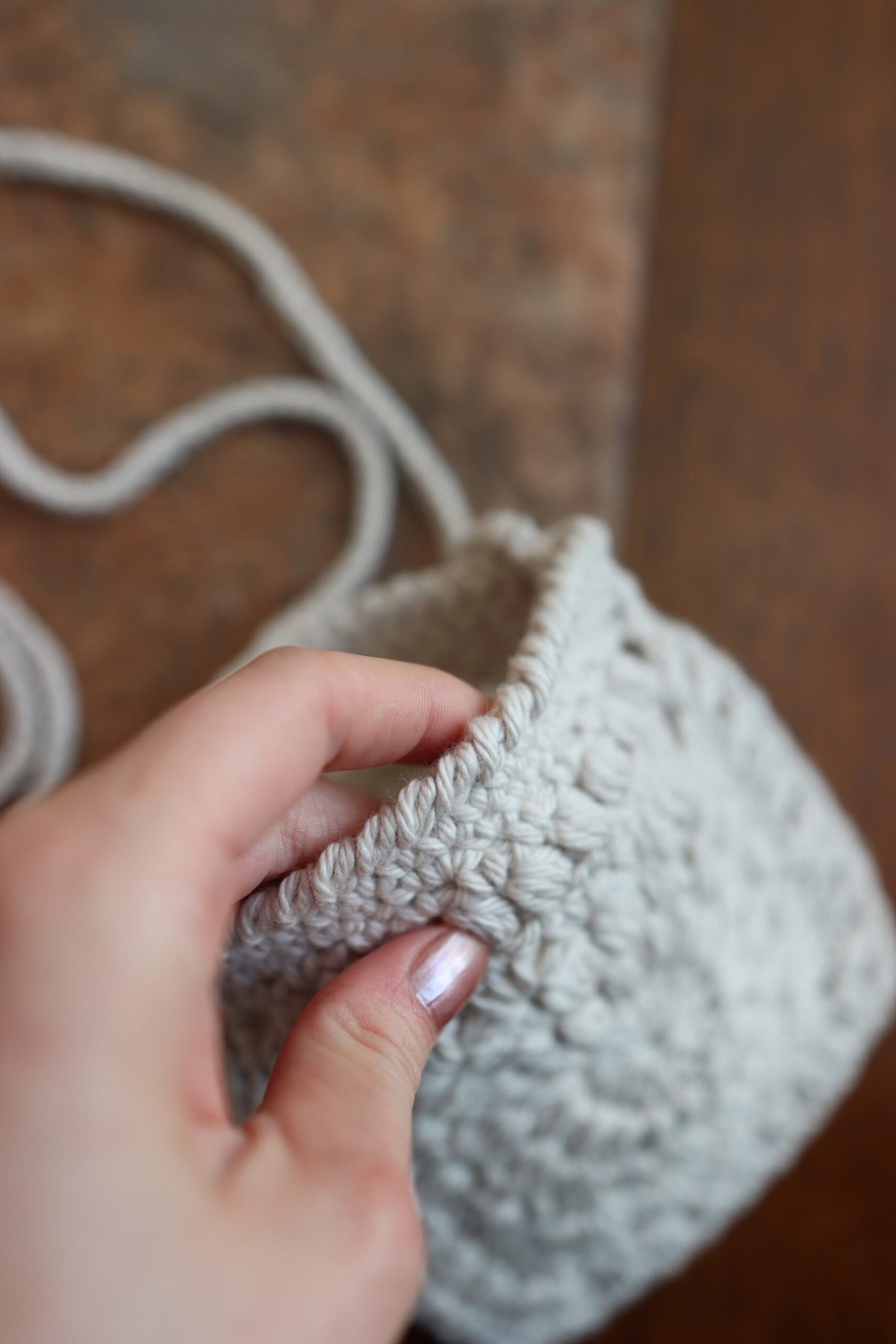 crochet crossbody purse small bag easy crochet pattern Opal Bag darling jadore