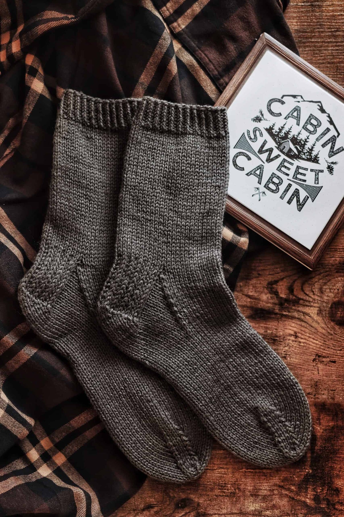 Boyfriend socks knitting pattern styled with casual boots - easy DK weight sock pattern