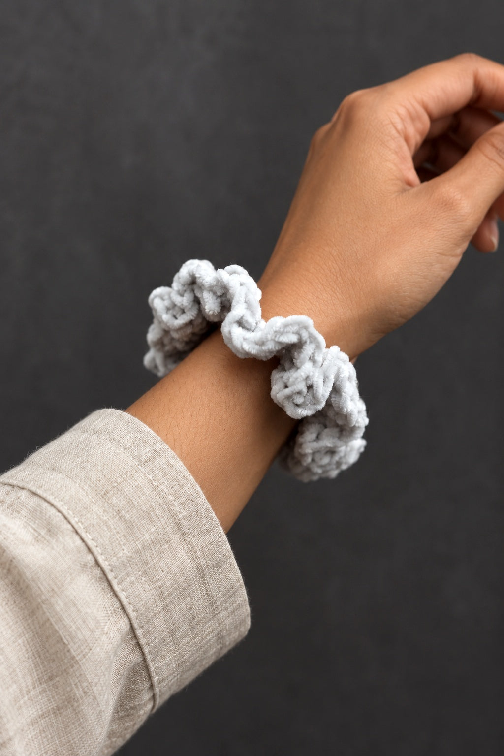 velvet scrunchie crochet pattern darling jadore