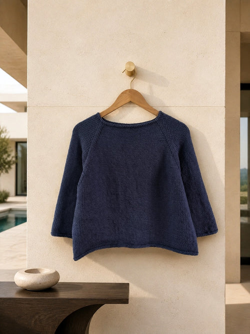beginner raglan sweater knitting pattern boat neck sweater, Agate Sweater Darling Jadore