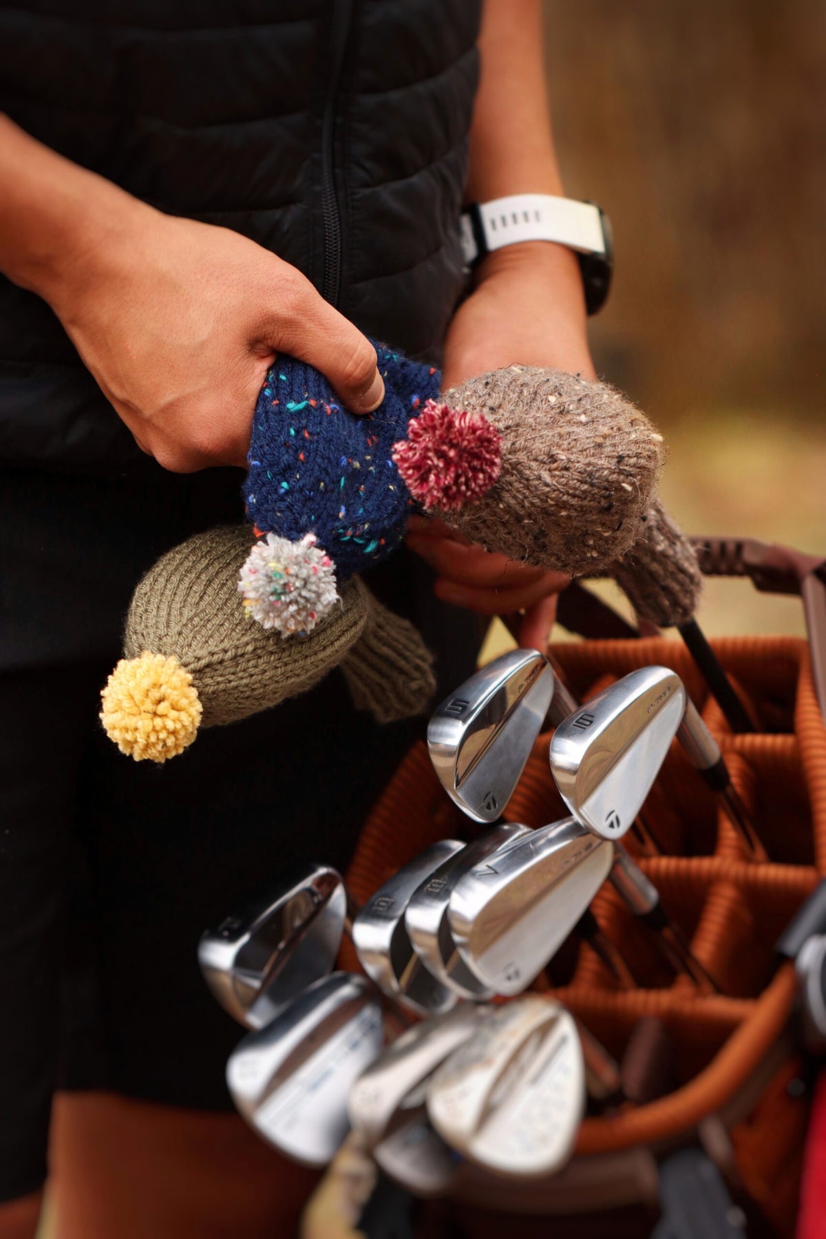 Beginner Knitting Pattern Golf Club Cover - Darling Jadore