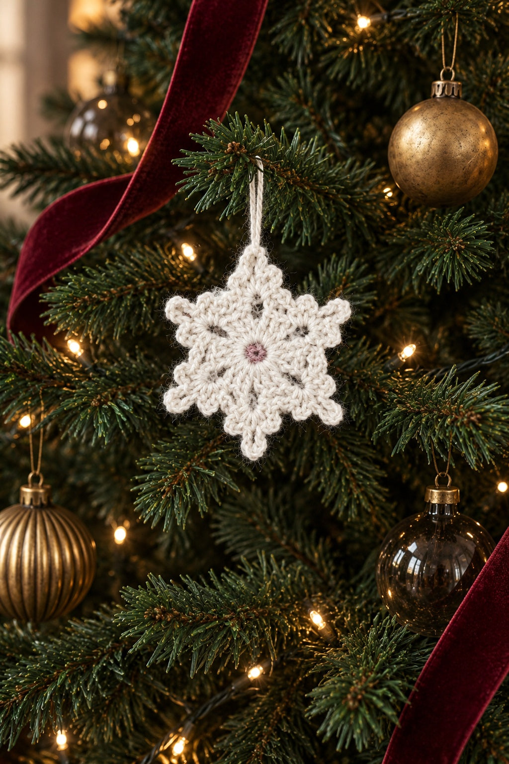 snowflake crochet pattern christmas crochet darling jadore flurry