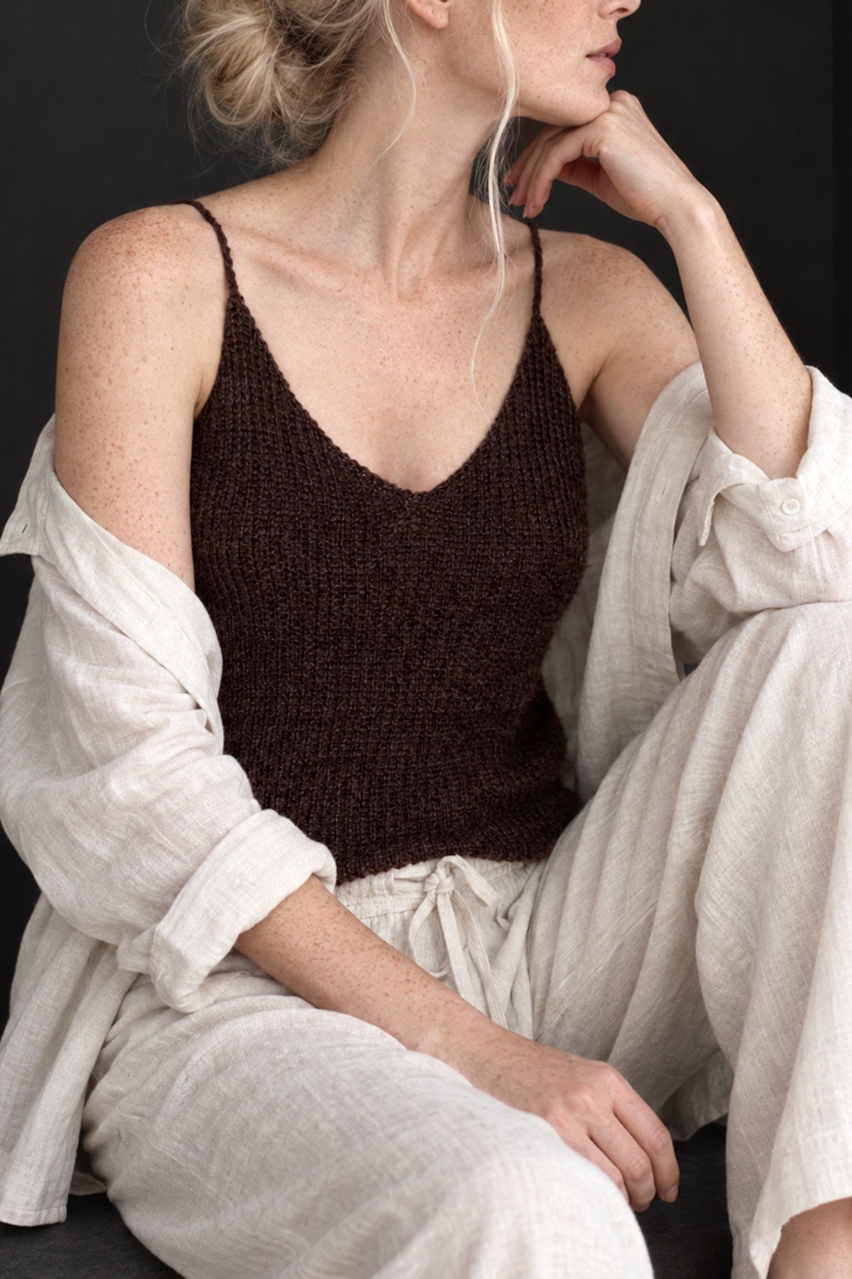 Cde605E4 camisole knitting pattern v-neck tank top summer top knitting pattern chocolate camisole darling jadore4145 85Cf 7Dddad46E3C8 - Darling Jadore