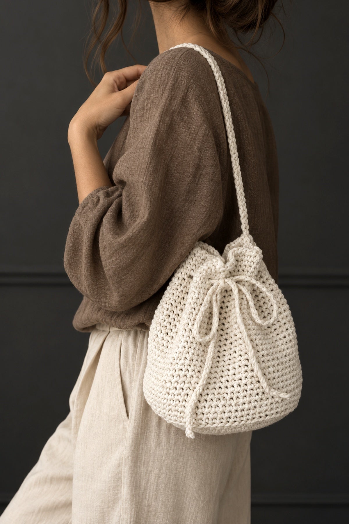 bucket bag crochet pattern darling jadore