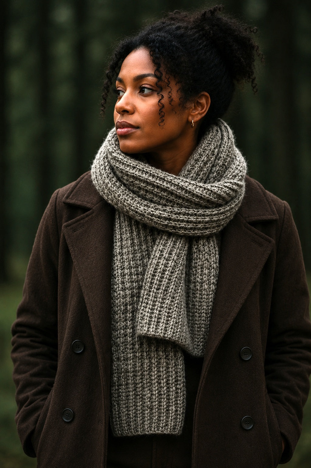 rib scarf crochet pattern easy crochet ribbed scarf Haven Scarf