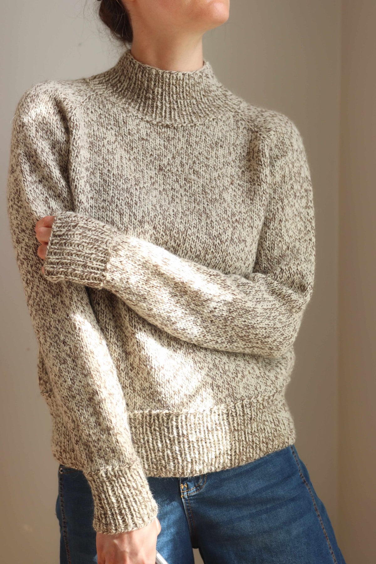 Easy Knit Sweater Pattern Darling Jadore Raglan Oversize Jumper - Darling Jadore