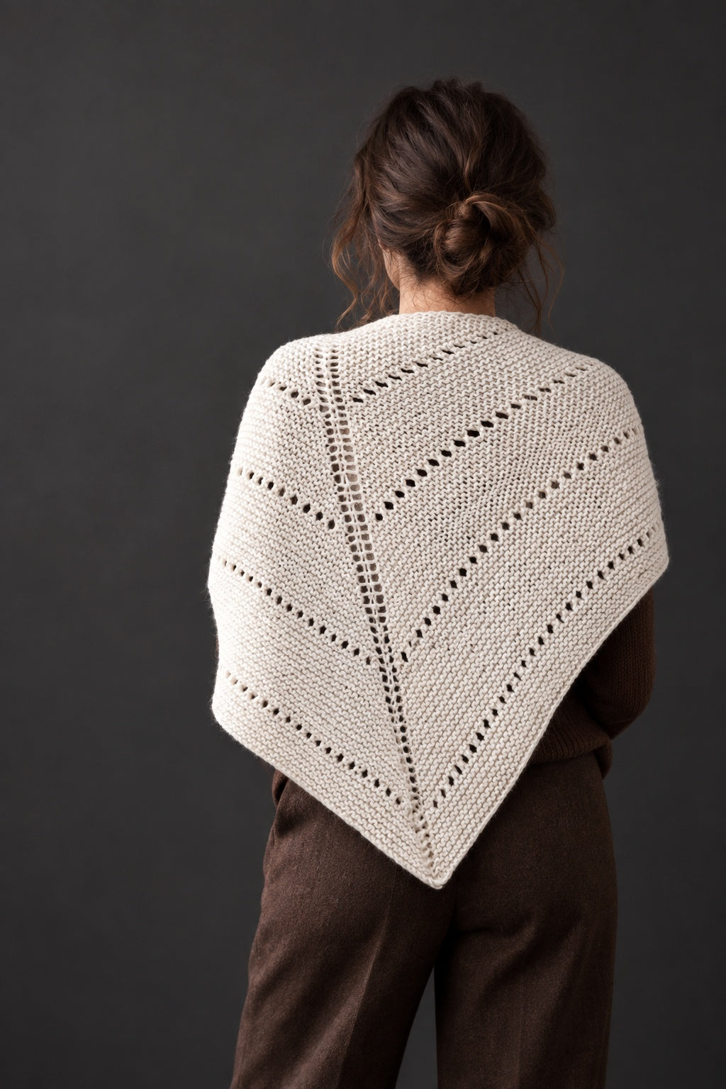 triangle scarf knitting pattern big cozy darling jadore