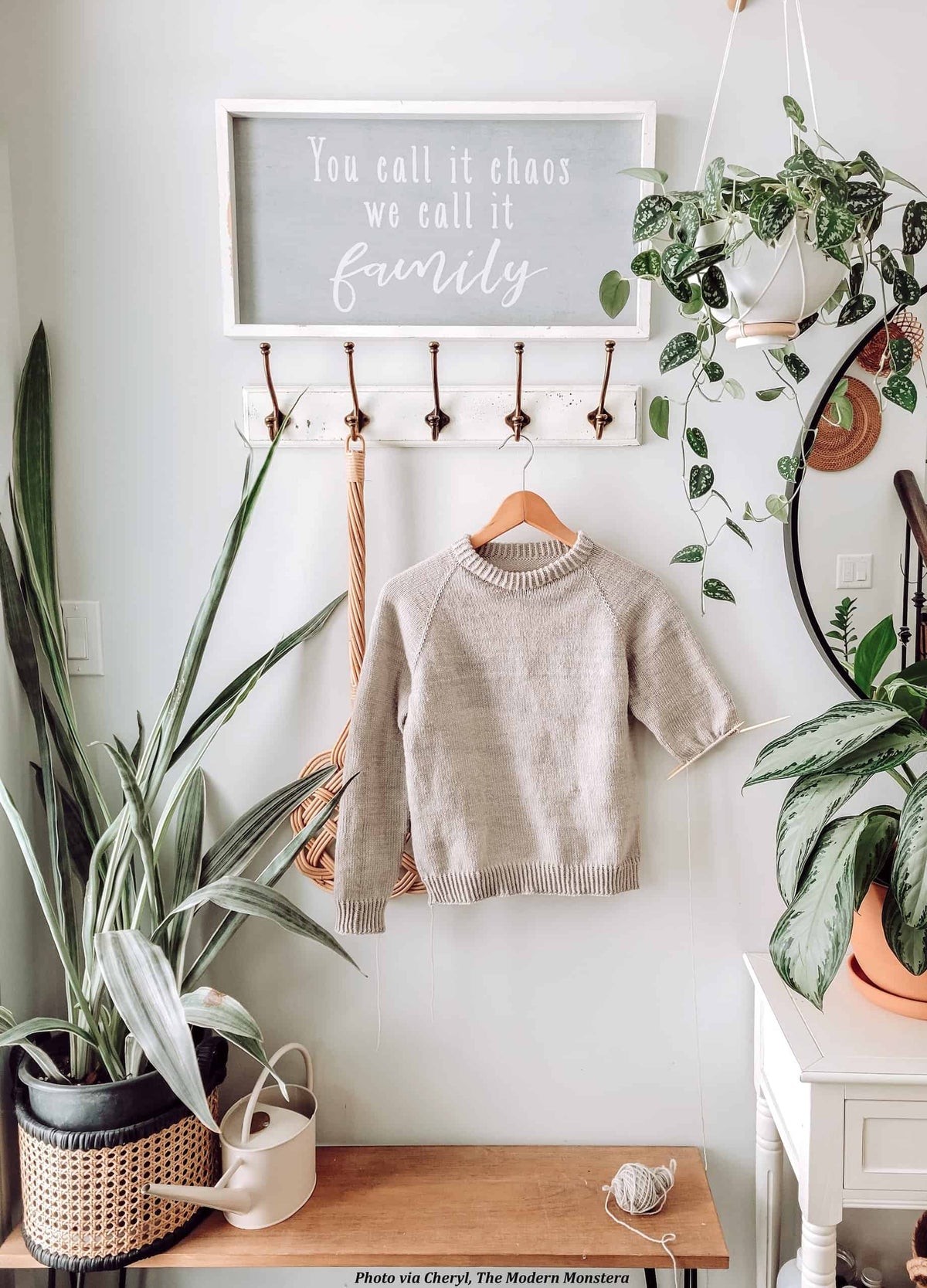 Essential Sweater knit pattern detail featuring luxurious double-knit neckline finish